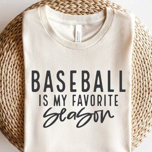"Baseball Is My Favorite Season" Tee